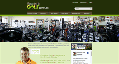 Desktop Screenshot of illawarragolfcomplex.com.au